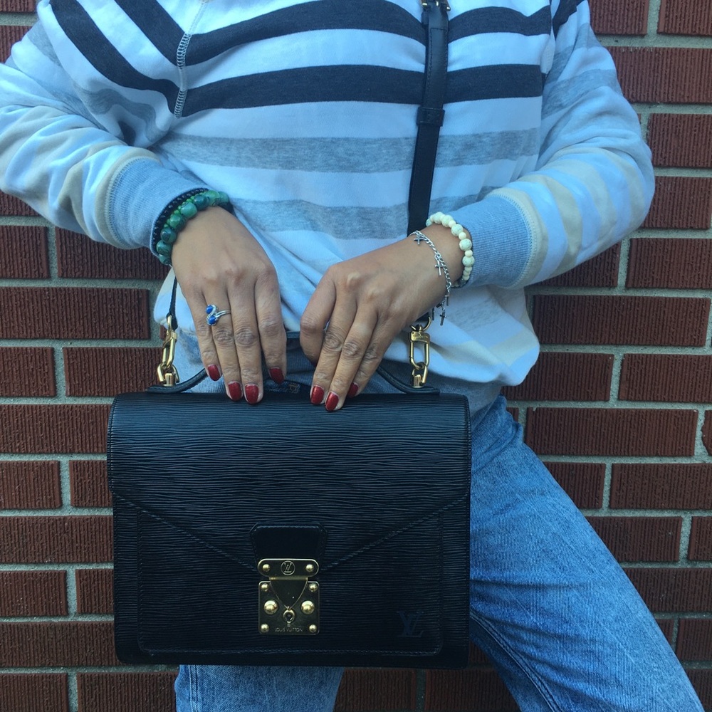 Authentic Louis Vuitton Monceau Epi